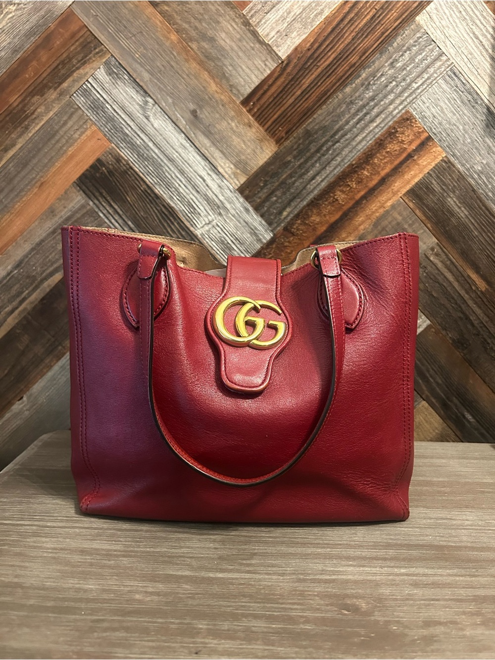 Gucci Double G Dahlia Tote